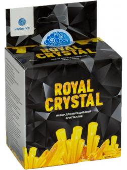 Набор для опытов Intellectico Royal Crystal кристалл желтый