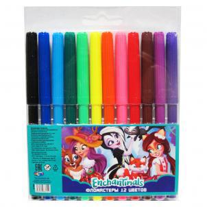 Фломастеры 12 цветов, Enchantimals, на водной основе