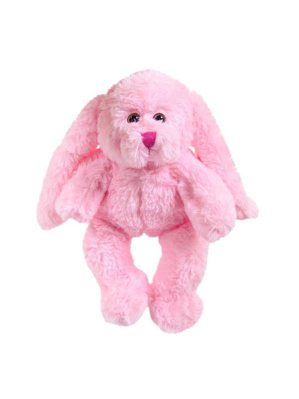 Кролик розовый, 15см