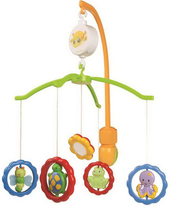 Музыкальная игрушка Canpol Babies Карусель Мобиль Животные с зеркалами