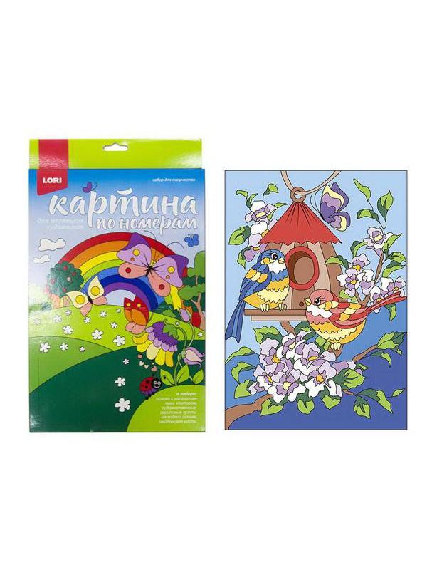 Набор для творчества LORI Картина по номерам для малышей &