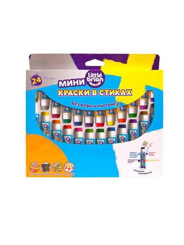 Краски в стиках-мини Little Brian &