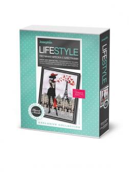 Набор для творчества Josephin LIFESTYLE Песочная фреска с блёстками Французский шик ЭМ