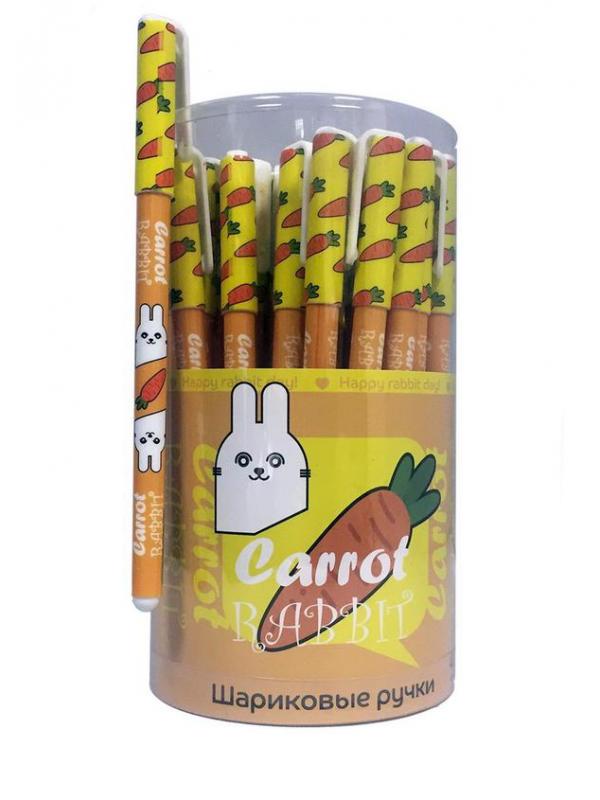Ручка шариковая CENTRUM Rabbit оранжевая цвет чернил синий 0.7мм
