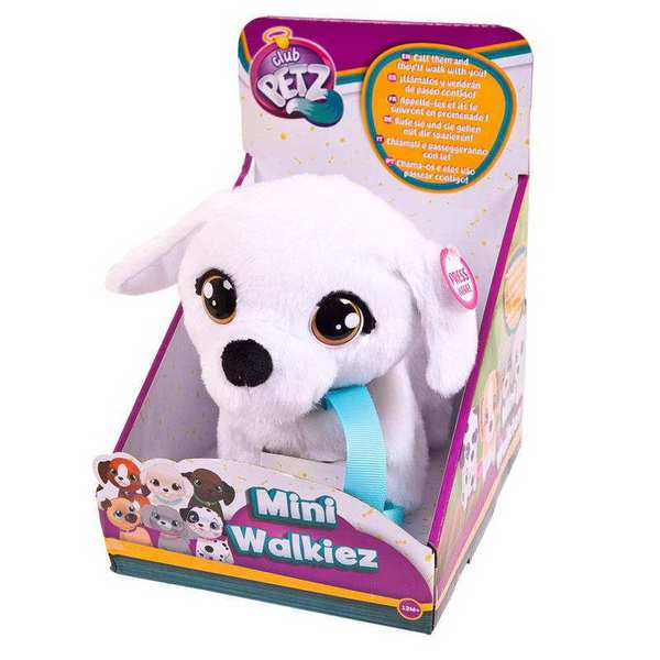 Игрушка интерактивная IMC Toys Club Petz Щенок Mini Walkiez Bichon интерактивный, ходячий, со звуковыми эффектами