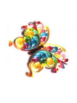 Набор для детского творчества. Набор для квиллинга Профи. ЯРКАЯ БАБОЧКА