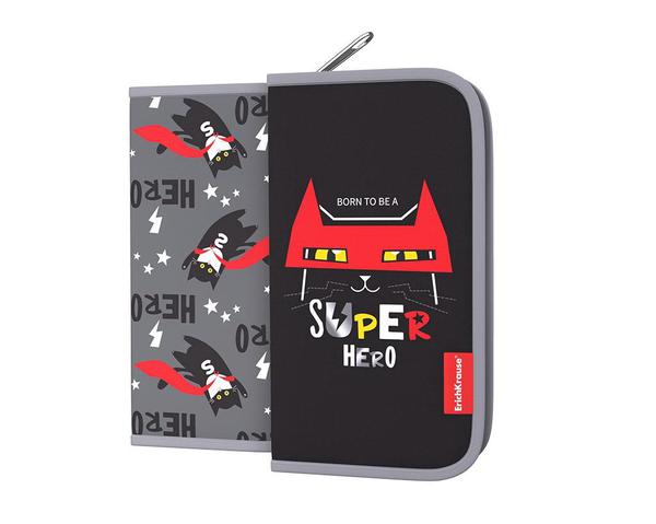 Пенал-книжка без наполнения ErichKrause 110x205x25мм Super Hero