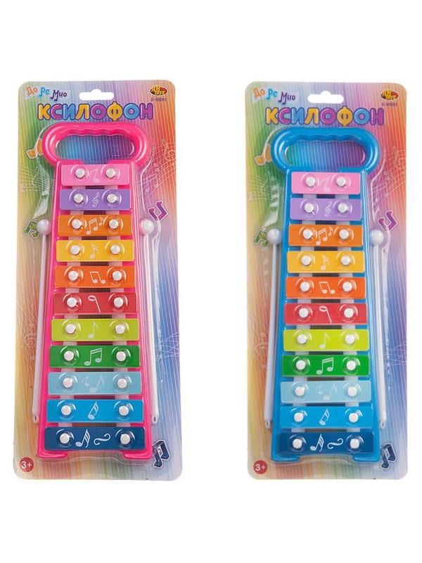 Ксилофон детский, 11 клавиш, на блистере 34,5x2x14