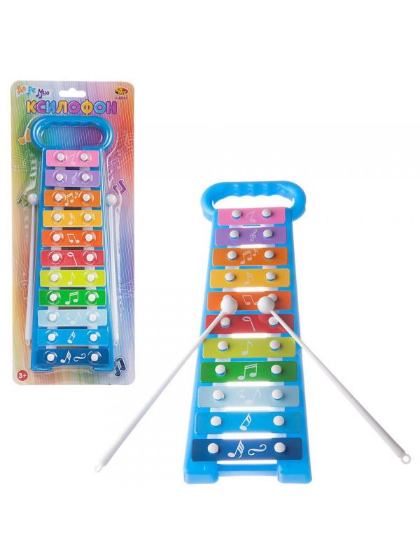 Ксилофон детский, 11 клавиш, на блистере 34,5x2x14