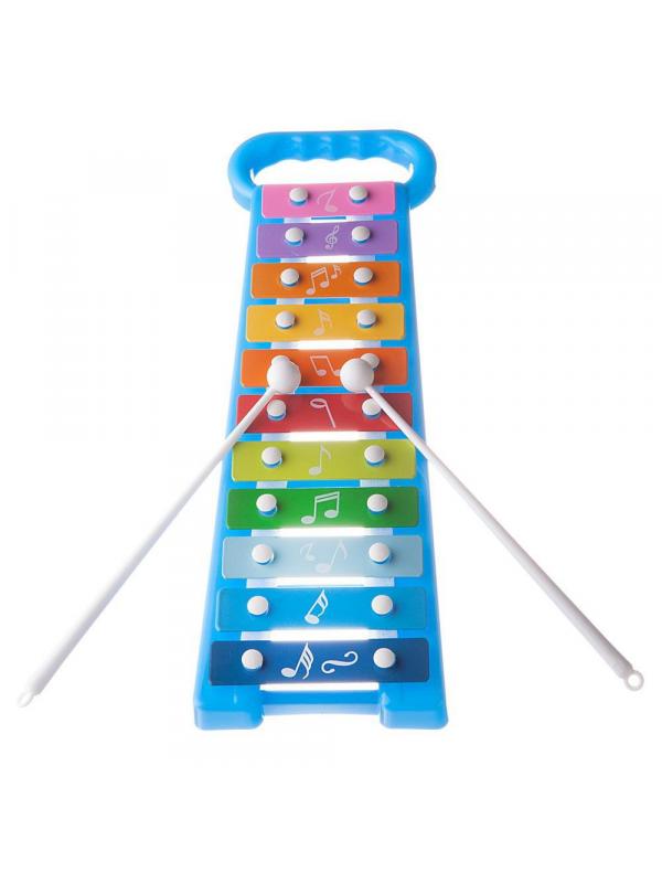 Ксилофон детский, 11 клавиш, на блистере 34,5x2x14