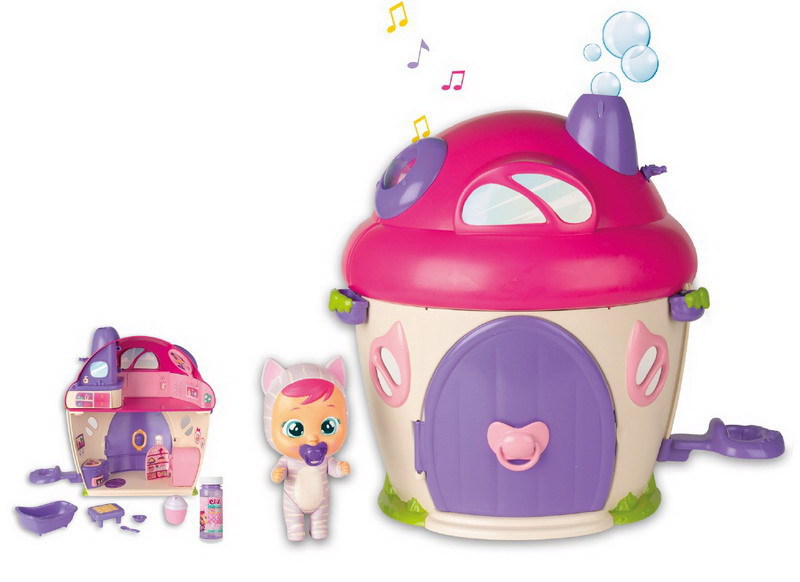 Игровой набор IMC Toys Cry Babies Magic Tears Плачущий младенец Кэти в комплекте с домиком и аксессуарами
