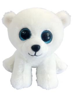 Медвежонок полярный белый, 15 см
