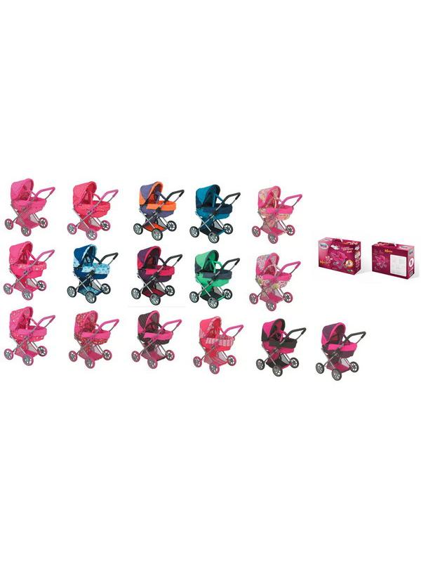 Коляска для куклы Buggy Boom Infinia трансформер, классическая 56*30*66 см