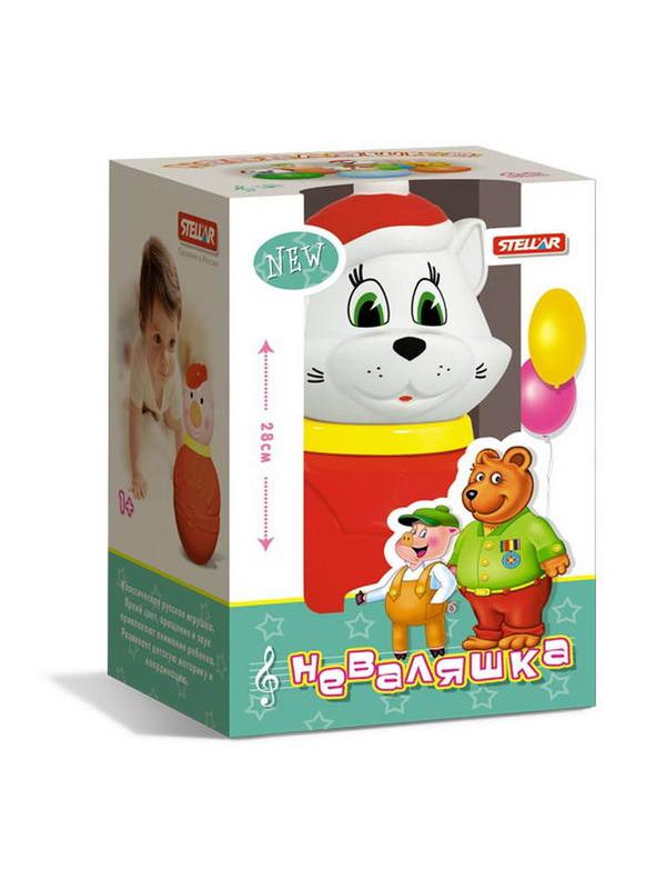 Неваляшка большая Кот Мурлыка (п/п пакет)