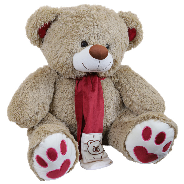 Мягкая игрушка Медведь плюшевый светло-коричневый 60 см