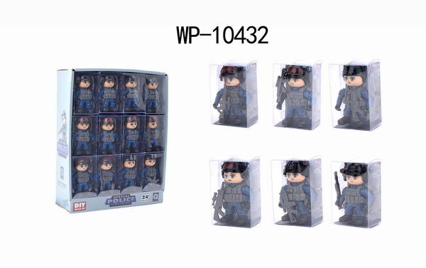 Солдатик Junfa (синяя форма) в индивидуальной прозрачной коробочке