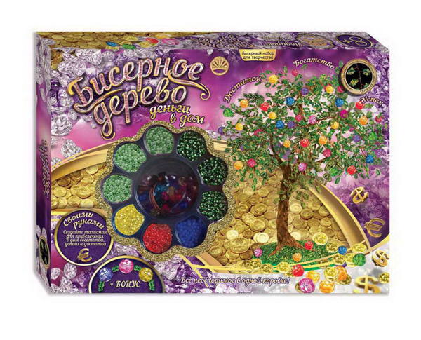 Набор для детского творчества Бисерное дерево &