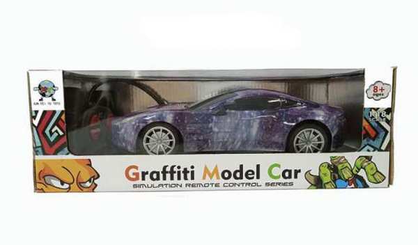 Машинка на радиоуправлении JUNFA Graffiti Model 1:18, 31х13,5х10,5 см