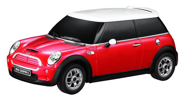 Машинка на радиоуправлении RASTAR Minicooper S, цвет красный 27MHZ, 1:18