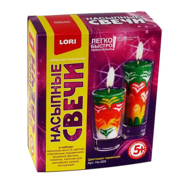 Набор для творчества LORI насыпные свечи &