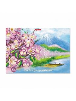 Альбом для рисования ErichKrause Цветущая Япония А4 20 листов на клею