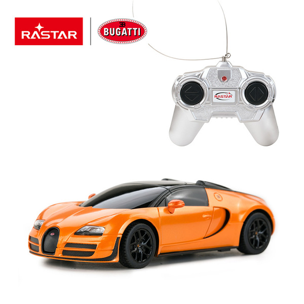 Машинка на радиоуправлении RASTAR Bugatti Grand Sport Vitesse цвет Оранжевый, 1:24