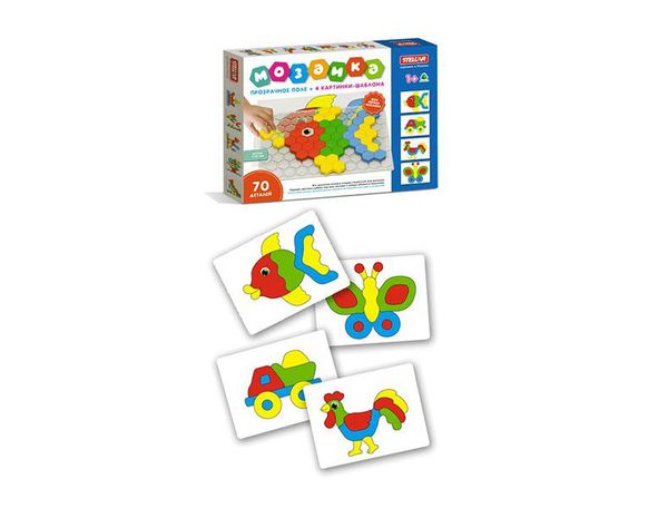 Мозаика (диаметр 40мм/70 деталей) с прозрачным полем