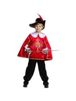 Карнавальный костюм Батик Мушкетер в красном, размер 116-60