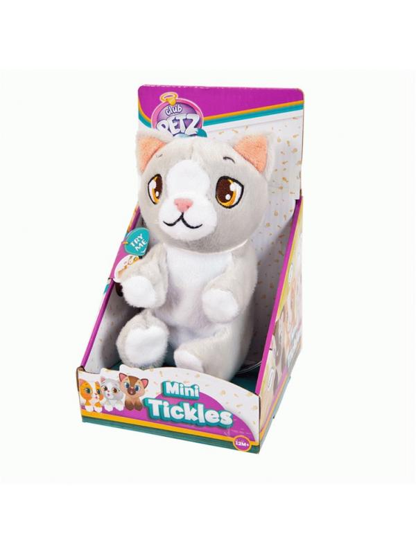 Игрушка интерактивная IMC Toys Club Petz Котенок интерактивный (серый) , со звуковыми эффектами, шевелит лапками если почесать животик