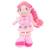 Кукла Мягкое сердце, с розовой косой в розовом платье, мягконабивная, 20 см / ABtoys
