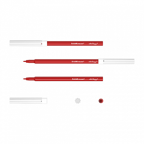 Фломастеры ArtBerry Easy Washable 6 цветов