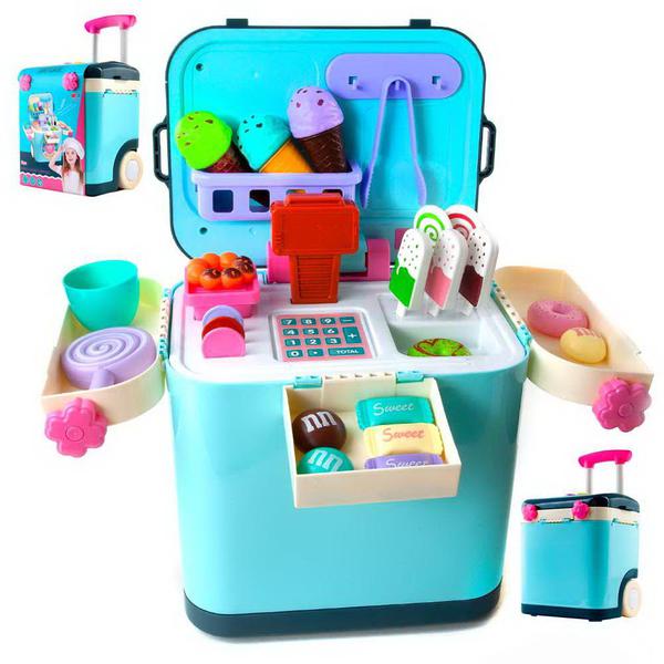 Набор игровой в чемодане с выдвижной ручкой &