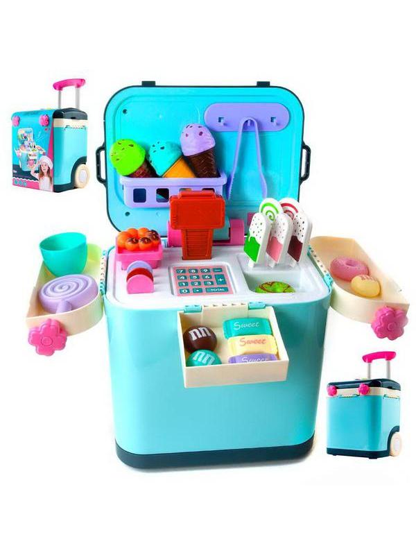 Набор игровой в чемодане с выдвижной ручкой &