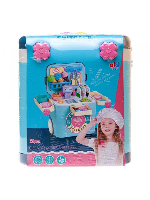 Набор игровой в чемодане с выдвижной ручкой &