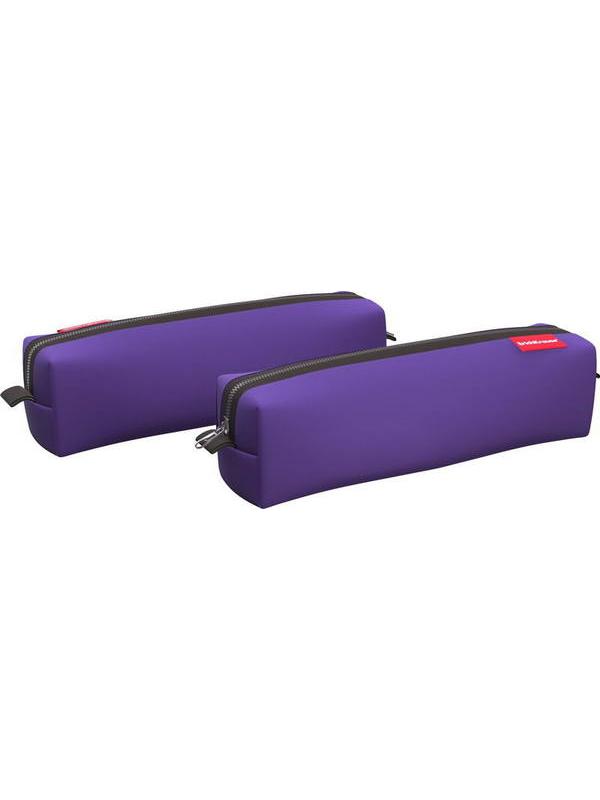 Пенал квадро mini ErichKrause 210x50x50мм Violet