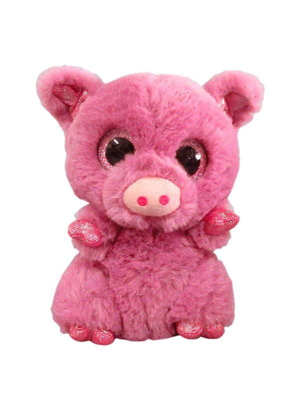Свинка розовая,15 см игрушка мягкая