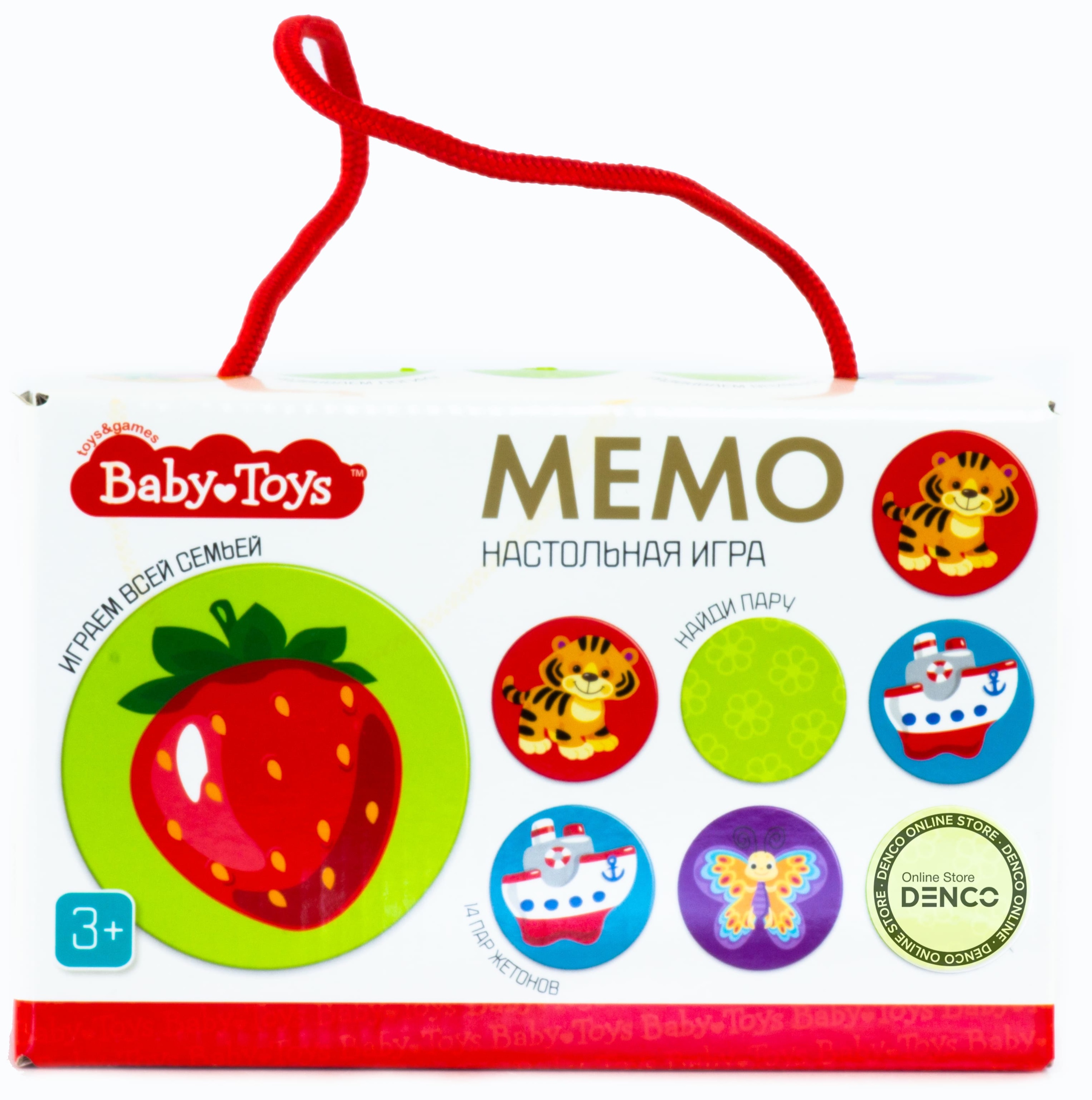 Настольная игра Десятое королевство Baby Toys «МЕМО Найди пару» 04050ДК