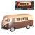 Машинка металлическая Uni-Fortune RMZ City 1:32 Автобус инерционный Volkswagen Type 2 (T1) Transporter, цвет матовый бежевый с коричневым, 16,5*7,5*7