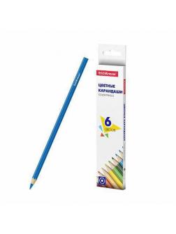 Карандаши цветные шестигранные ErichKrause Basic 6 цветов
