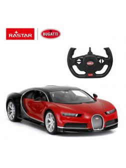 Машинка на радиоуправлении RASTAR Bugatti Chiron цвет красный, 1:14