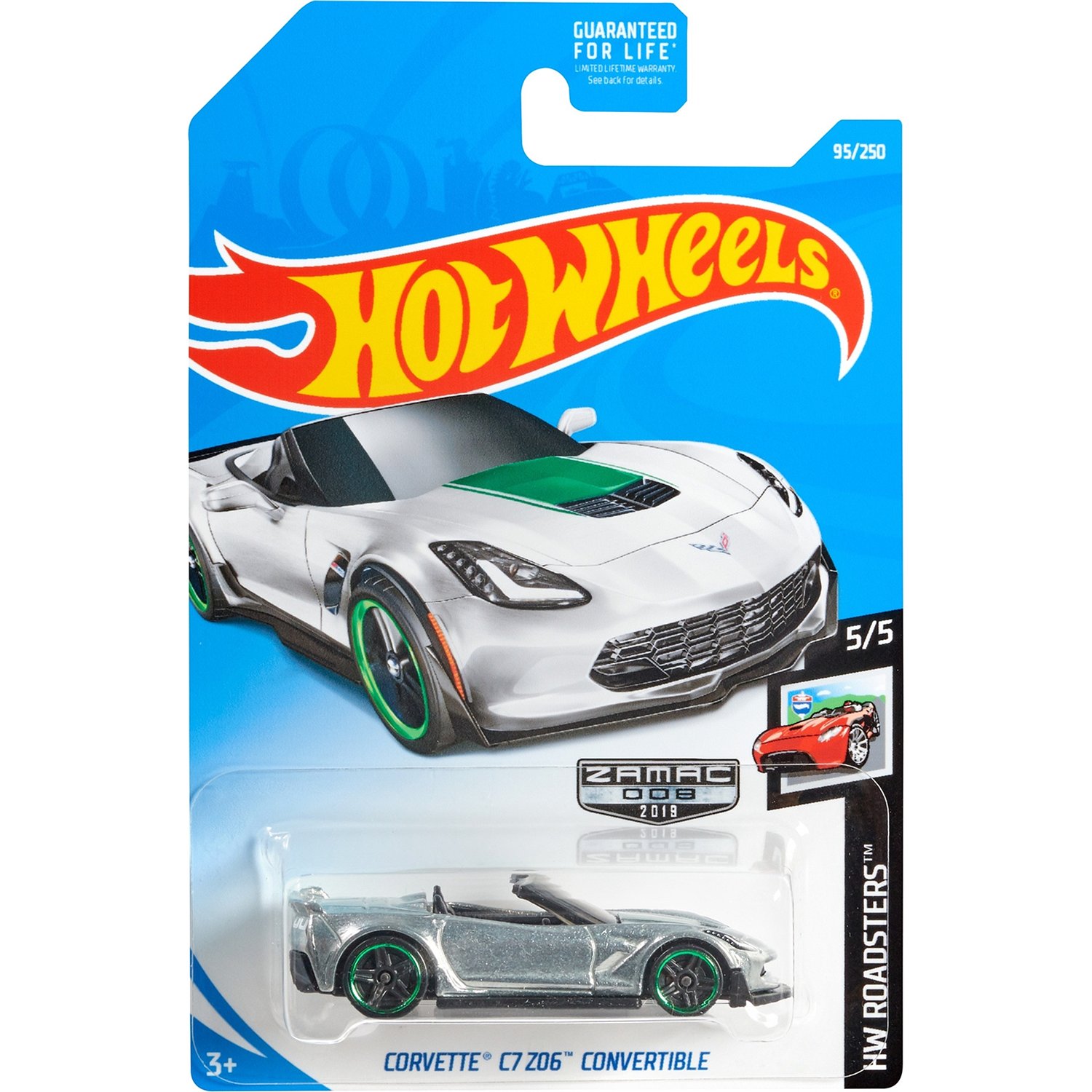 Машинка Базовая модель Hot Wheels «Corvette C7 Z06 Convertible» 5/5