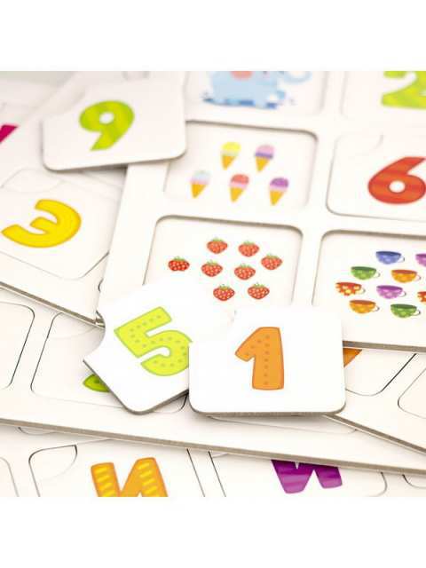 Лото-пазл. IQ. Счёт и алфавит