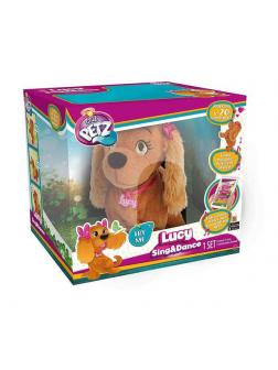 Игрушка интерактивная IMC Toys Club Petz Собака Lucy Sing and Dance, интерактивная (выполняет 20 команд, танцует, синхронизируется с приложением для с