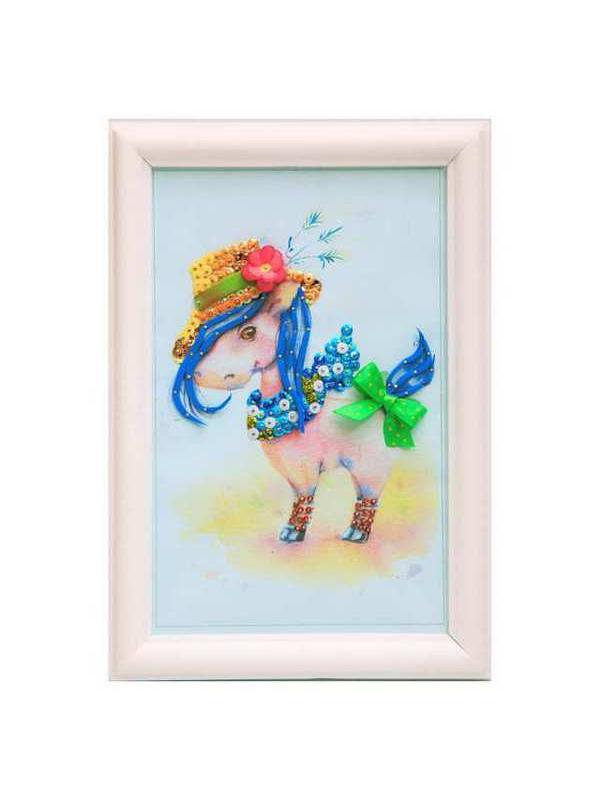 Мозаика из пайеток Лошадка