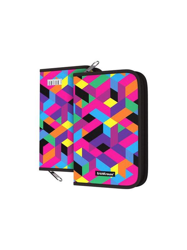 Пенал-книжка пластиковый без наполнения ErichKrause 135x205x30мм Disco Style