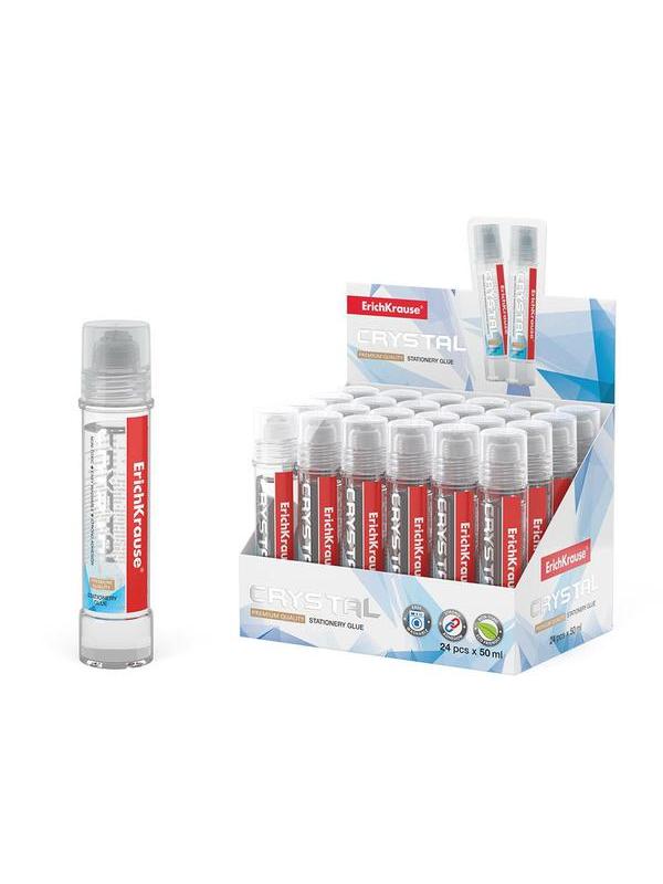 Клей канцелярский ErichKrause Crystal 50мл