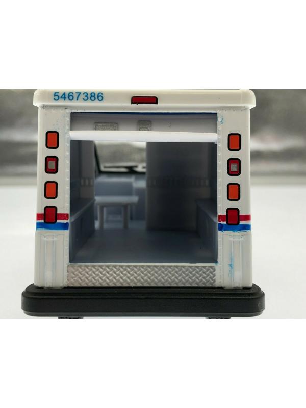 Металлическая машинка KinsFun 1:36 «USPS LLV» KT5112D инерционная