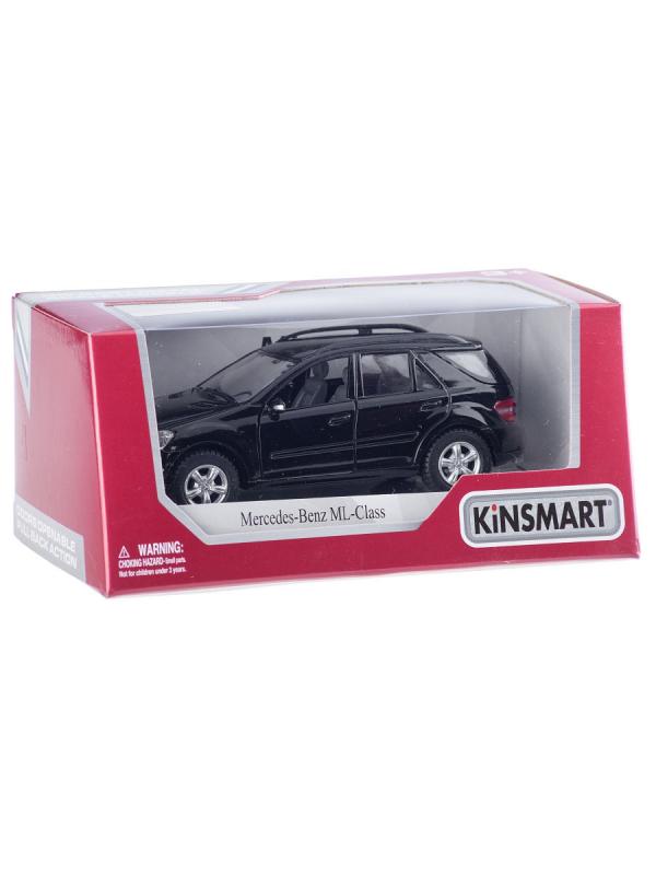 Машинка металлическая Kinsmart 1:36 «Mercedes-Benz ML-class» KT5309W, инерционная в коробке / Микс