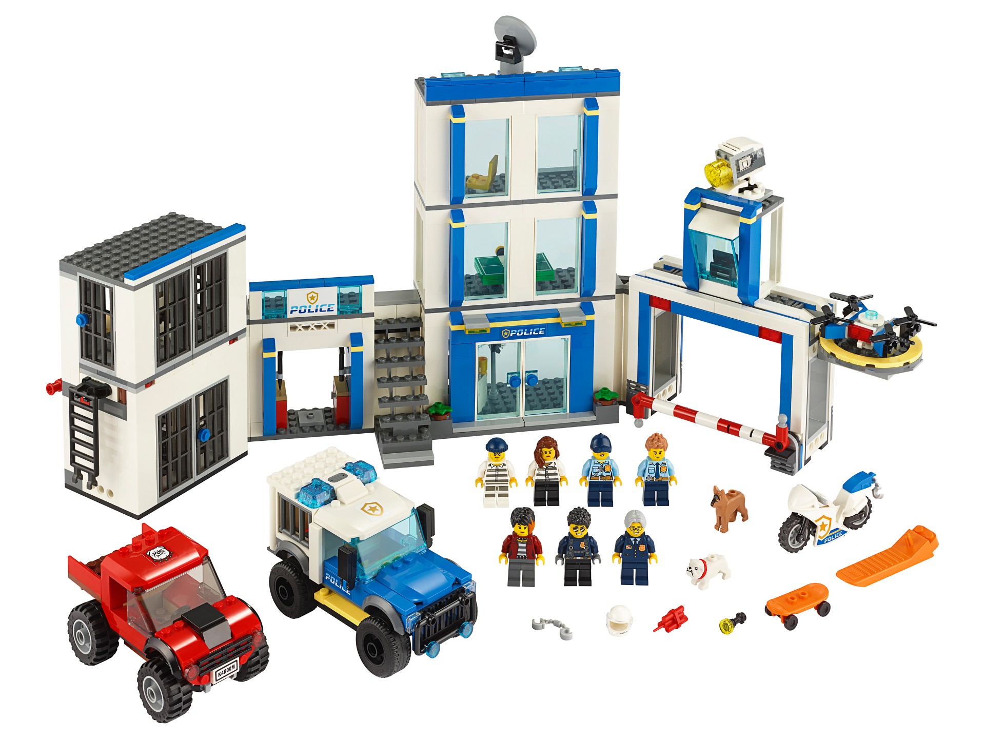 Конструктор LEGO City Police 60246 «Полицейский участок» /  743 детали