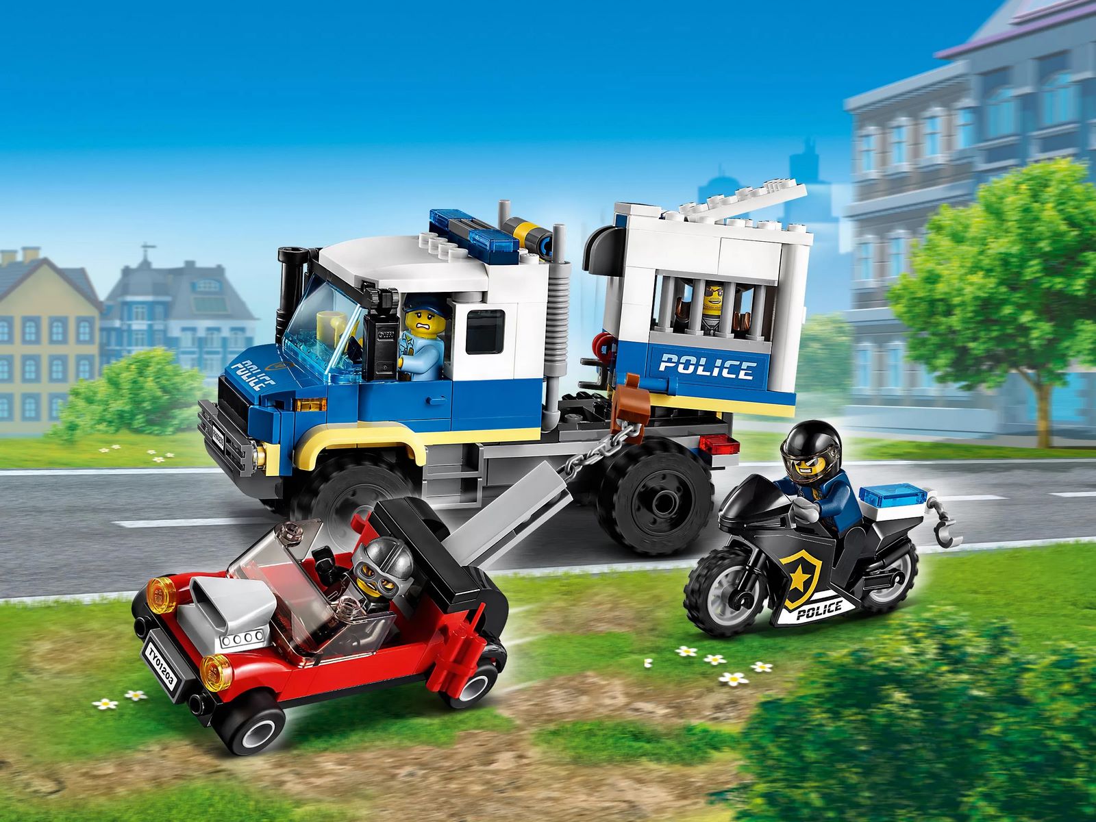 Конструктор LEGO City Police «Транспорт для перевозки преступников» 60276 / 244 деталей